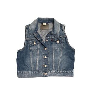Levis Denim Vest Size L